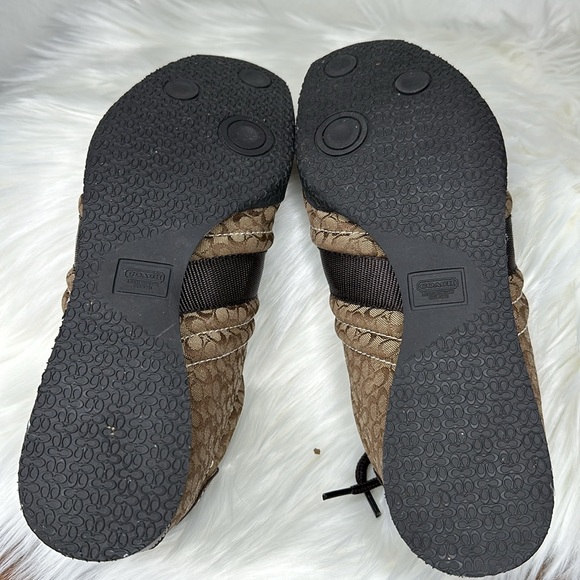 EUC Coach “Kelsie” signature logo in khaki, women's size 7.5 - Picture 6 of 11